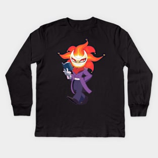 Shining Magician Kids Long Sleeve T-Shirt